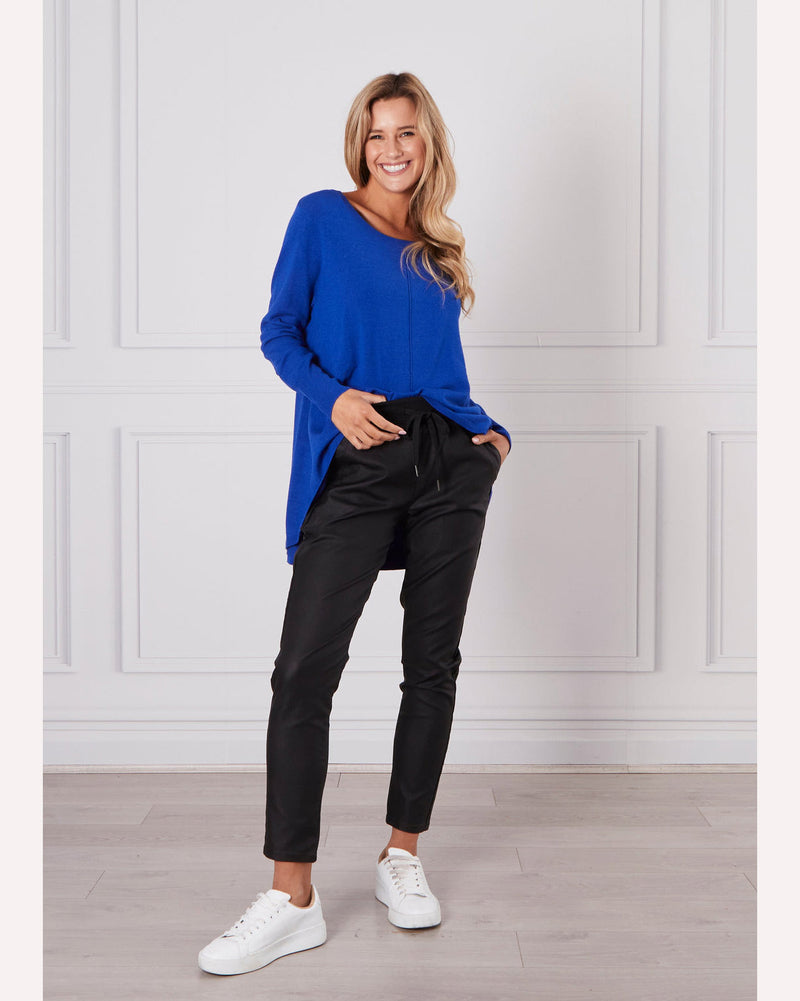 leoni-winsord-knit-cobalt-blue-front-view