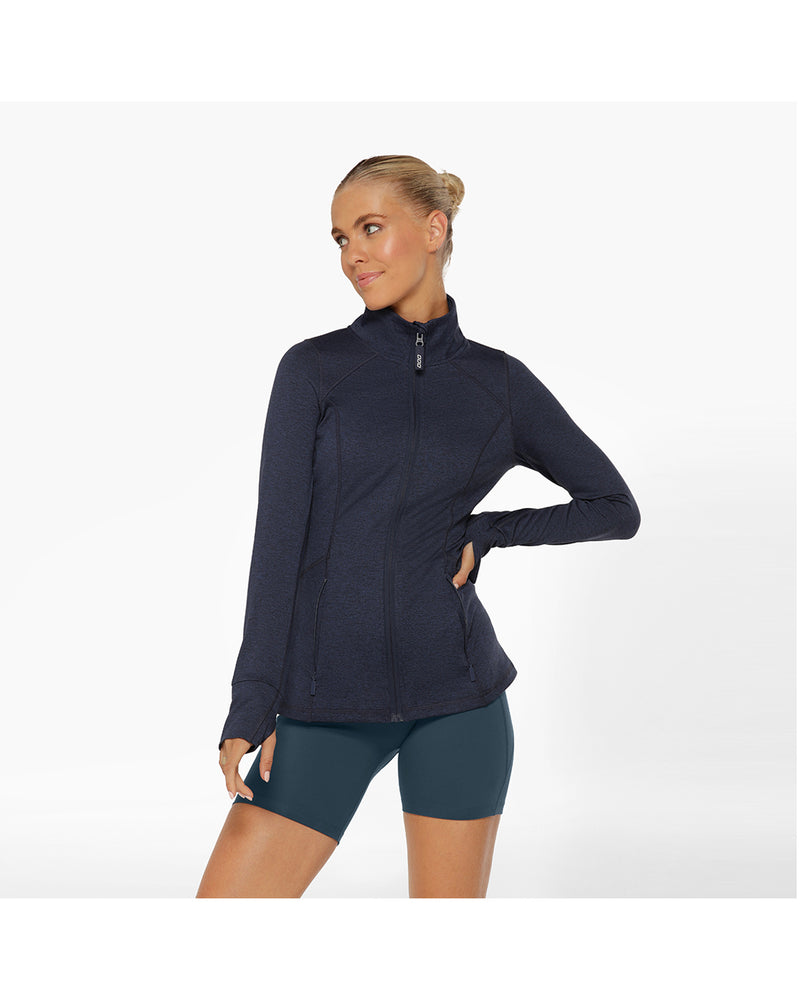 lorna-jane-active-zip-thru-jacket-navy-marle-front-view