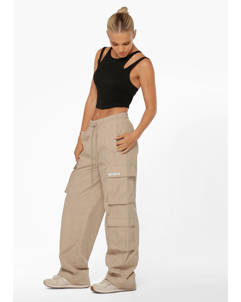 lorna-jane-flashback-high-waisted-cargo-pant-off-white-side-view