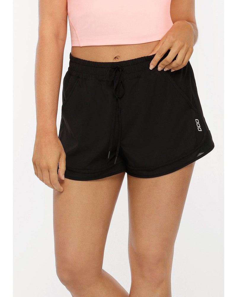 lorna-jane-the-perfect-gym-short-black-front-view