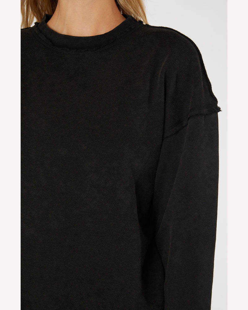 lurv-luna-sweat-black-close-up-front-view