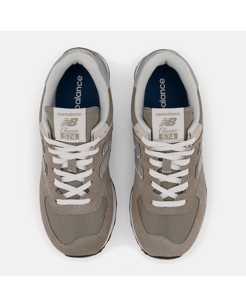 new-balance-574-grey-with-white-sneaker-top-view