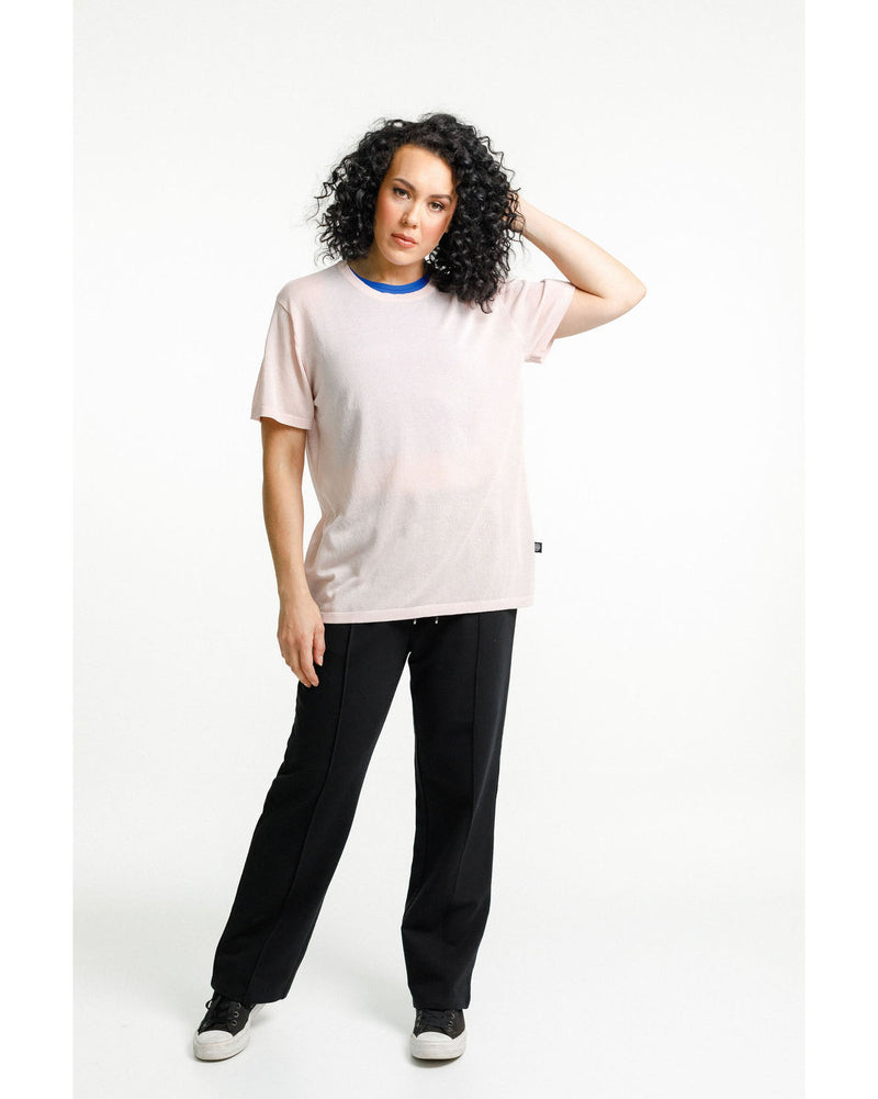 rose-road-topher-knit-tee-peach-front-view