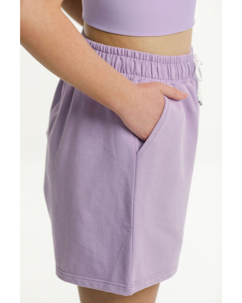 roser-road-lively-shorts-violet-with-embroidered-logo-side-view