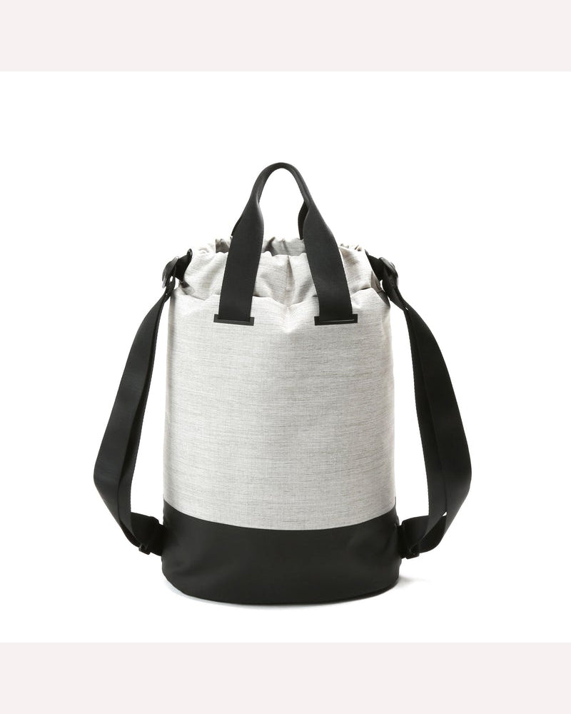 vooray-flex-cinch-backpack-heather-grey-back-view